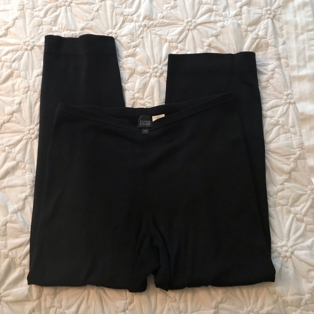Eileen Fisher stretch silk pants